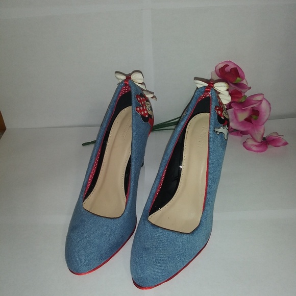 HANDMADE MINNIE MOUSE HEELS - Picture 3 of 6